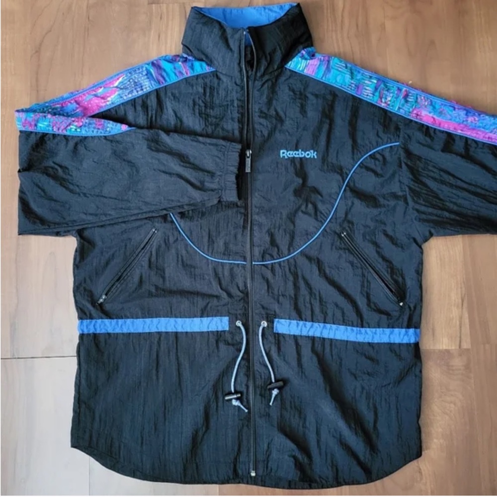 Vintage Reebok Windbreaker Zip Up